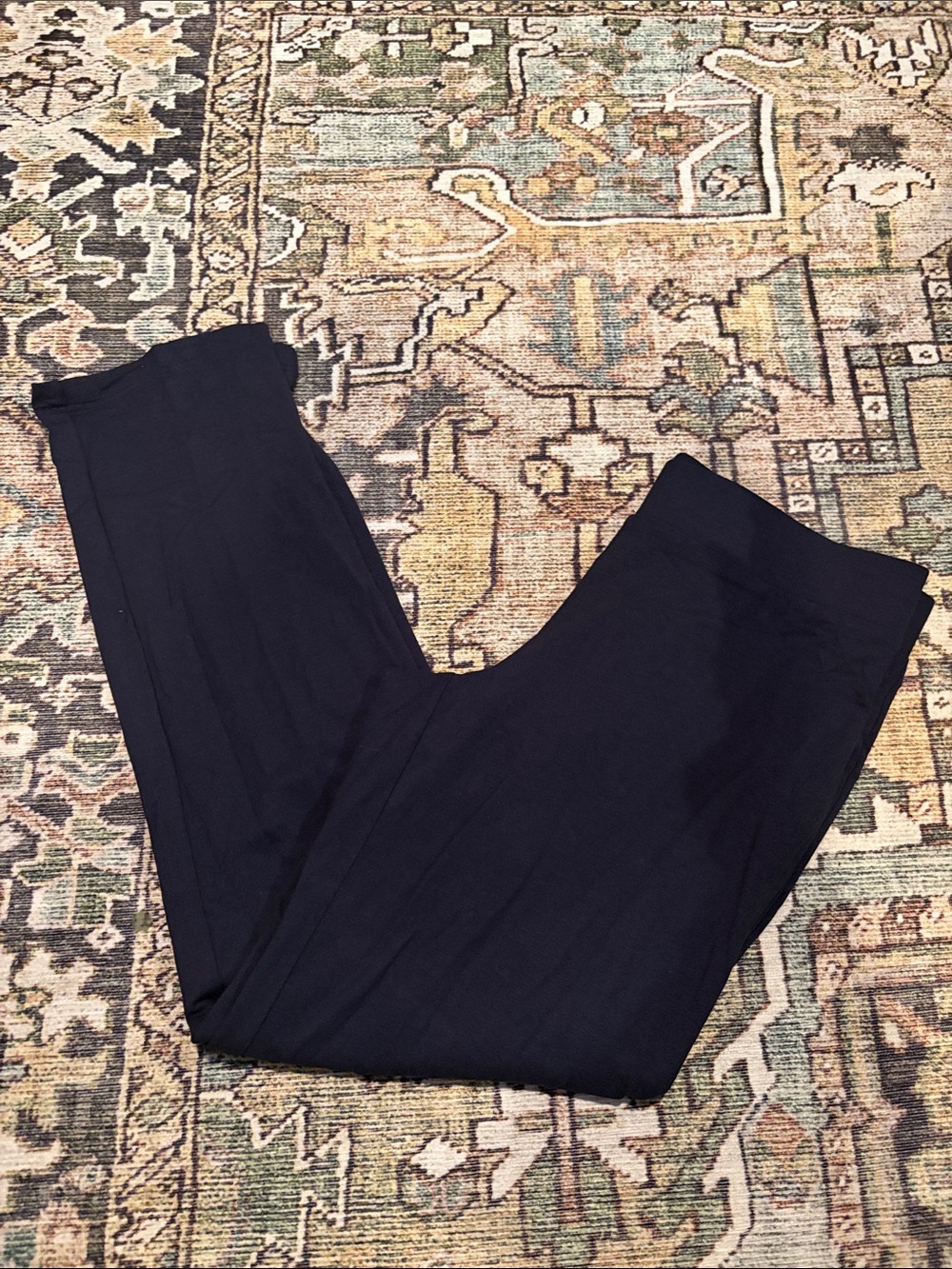 Pure Jill Slim Leg Navy Leggings